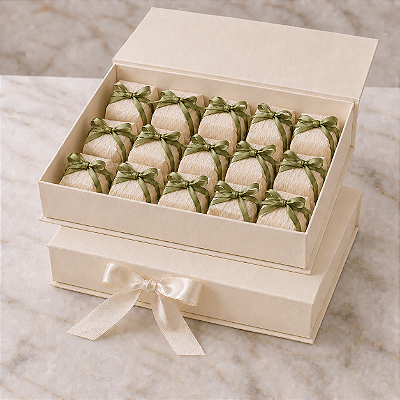 Caixa Premium com 15 Mini Pães de Mel