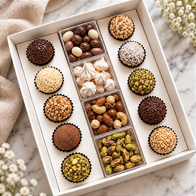Caixa Celebrare Charmm | Brigadeiros e Delícias para Presente