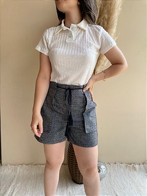 Blusa Tricozinho Shine