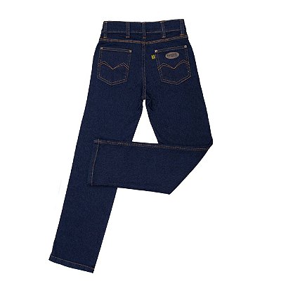 Calça Jeans Juvenil Country Azul Marinho Terra de Rodeio