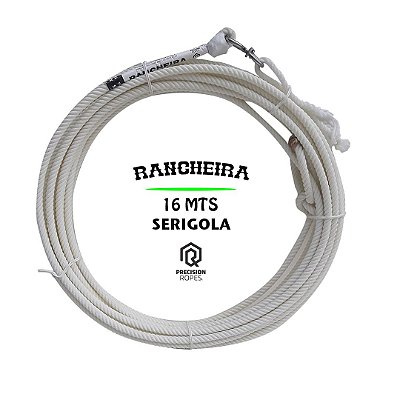 Corda Rancheira 4T 16 Mts c/ Serigola- Precision Ropes