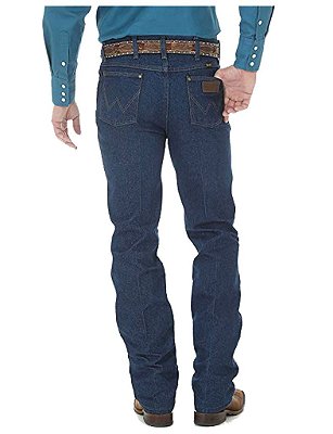 Calça Jeans Masculina Cowboy Cut Slim Fit Jean Azul Wrangler