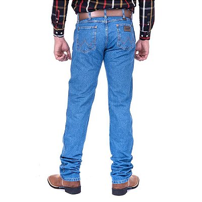 Calça Jeans Masculina Wrangler Azul Claro Cowboy Cut 13MWZ Original