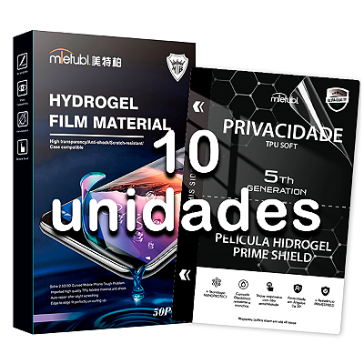 Pacote C/ 10un Película Privacidade Hidrogel Tpu Soft 5th
