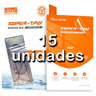 Pacote C/ 15un Película Transparente Hidrogel Tpu Soft 5th