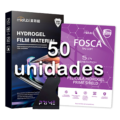Pacote C/ 50un Fosca Película Antirreflexo Hidrogel Tpu Soft 5th