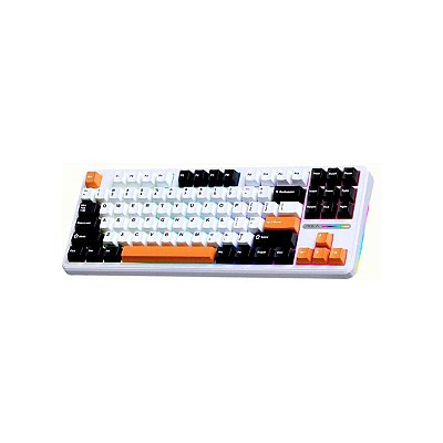 Teclado Mecânico Epomaker Aula F87 Rgb Gamer Hot Swap Gasket
