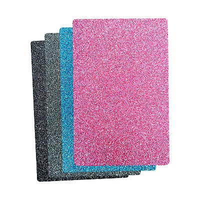 Pacote De Película Glitter Traseira P/Máquina De Corte 10 un