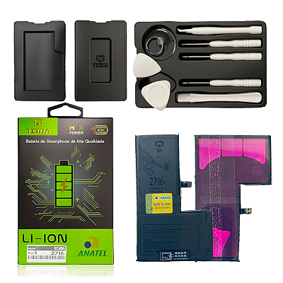 Bateria Para Iphone X Premium Saude 100% Com Flex