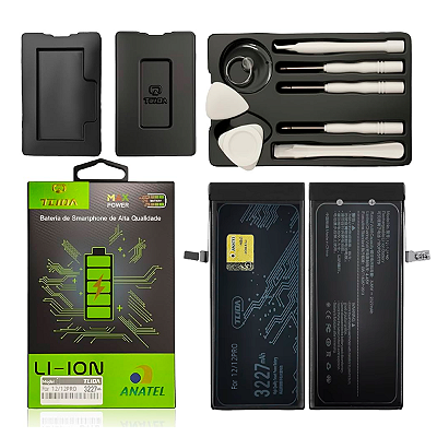 Bateria Para Iphone 12/ 12 Pro Premium Saude 100% Com Flex