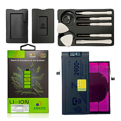 Bateria Para Iphone 8 Plus Premium Saude 100% Com Flex