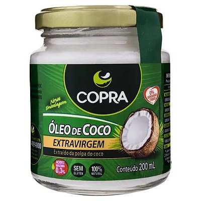 ÓLEO DE COCO EXTRA VIRGEM COPRA 200ml