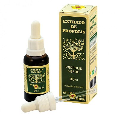 EXTRATO DE PRÓPOLIS VERDE 30ML APISFLORA