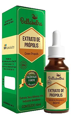EXTRATO DE PRÓPOLIS VERDE BELLABELHA 30ML