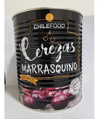 Cereja Marrasquino S/ talo (3,2kg C/calda)-(2,2kg Drenado)