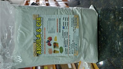 ARGILA BRANCA - ARGILA E CIA - 1KG