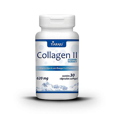 COLLAGEN TIPO II 620MG 30CAP GEL TIARAJU