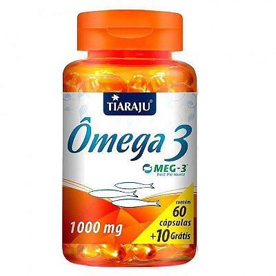 ÔMEGA 3 1.000MG 60+10 TIARAJU