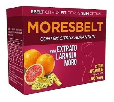 Moresbelt Emagrecedor 100% Natural Laranja Moro Fit 60 Caps