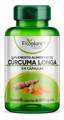 CURCUMA LONGA 600MG 60 CAP FITOPLANT