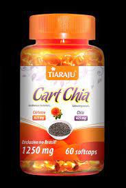 ÓLEO DE CÁRTAMO COM CHIA 60CAP TIARAJU
