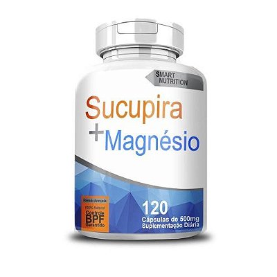 SUCUPIRA C/ MAGNÉSIO 500MG 120 CÁPSULAS