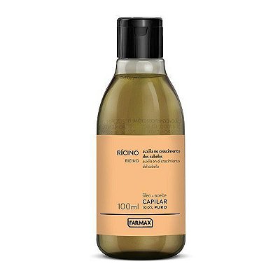 ÓLEO DE RÍCINO PURO 100ML FARMAX