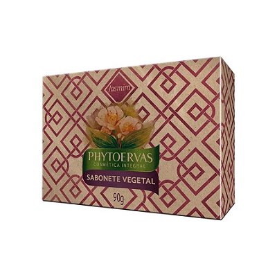 Sabonete Vegetal Jasmim 90g - Cosmetica Integral - PhytoErvas