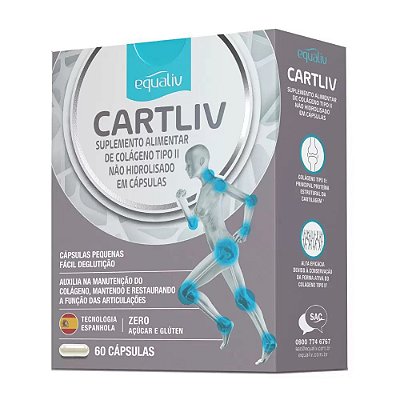 EQUALIV CARTLIV X60 CAP COLÁGENO TIPO 2