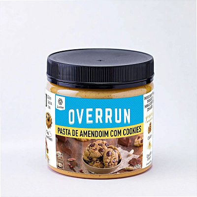 Pasta de Amendoim Cookies 450g - Overrun