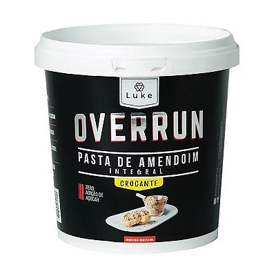Pasta de Amendoim Integral 500g- Overrun