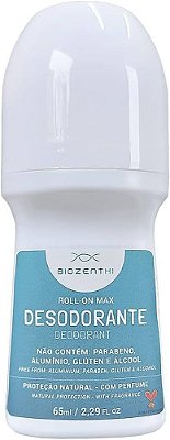 Desodorante Roll-On Natural e Vegano Max 65ml - Biozenthi
