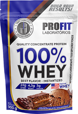 100% WHEY CONCENTRATE REFIL 900G PROFIT