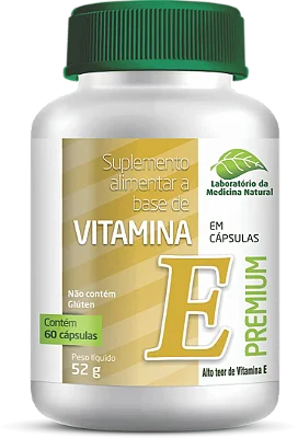 VITAMINA E PREMIUM ALTO TEOR 60 CAPS