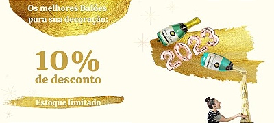 Balões com desconto
