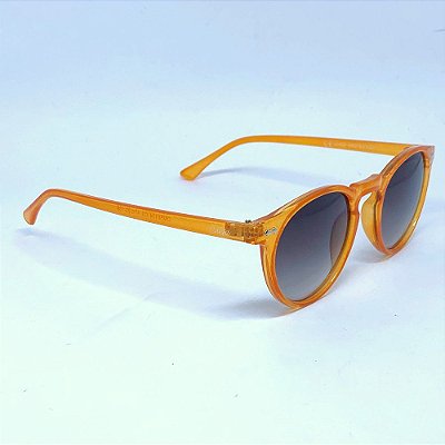 ÓCULOS DE SOL MALIBU - LARANJA COM PRETO  DEGRADÊ