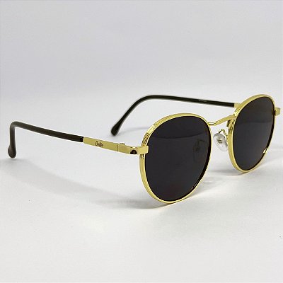 ÓCULOS DE SOL BALL - PRETO COM DOURADO