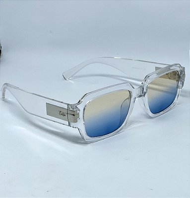 ÓCULOS DE SOL DUST - TRANSPARENTE C/ AZUL DEGRADÊ