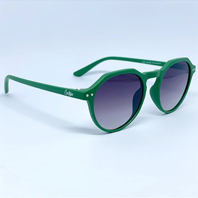ÓCULOS DE SOL VEGAS - VERDE FOSCO C/ PRETO DEGRADÊ