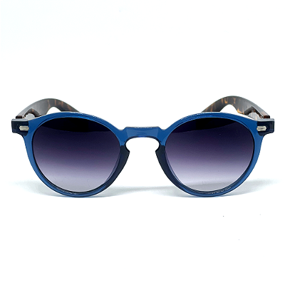 ÓCULOS DE SOL LUX - AZUL C/ ANIMAL PRINT