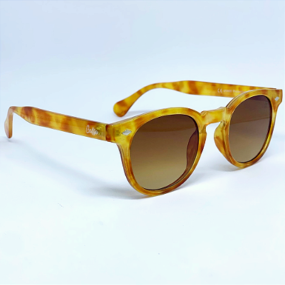 ÓCULOS DE SOL TORONTO - LARANJA ANIMAL PRINT