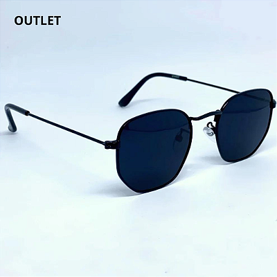 ÓCULOS MIAMI PRETO OUTLET (Pequenas Avarias)