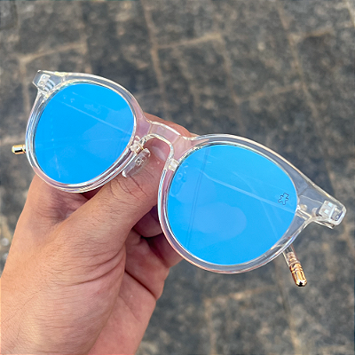 ÓCULOS DE SOL JOY - CRISTAL C/ AZUL ESPELHADO