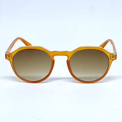 ÓCULOS DE SOL VEGAS - LARANJA C/ MARROM DEGRADÊ