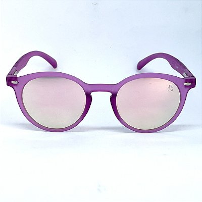 ÓCULOS DE SOL FIRE - ROXO COM ROSE ESPELHADO