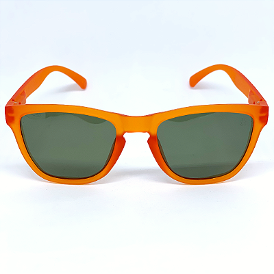 ÓCULOS DE SOL ZOOM POLARIZADO POLARIZADO - LARANJA COM VERDE