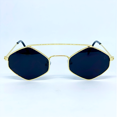 ÓCULOS DE SOL TUANI - PRETO C/ DOURADO