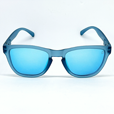 ÓCULOS DE SOL ESPORTIVO POLARIZADO ZOOM - AZUL ROYAL ESPELHADO