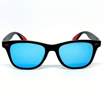 ÓCULOS DE SOL BUZIOS POLARIZADO - AZUL ESPELHADO