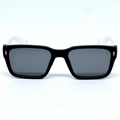 ÓCULOS DE SOL UP - PRETO FOSCO COM BRANCO